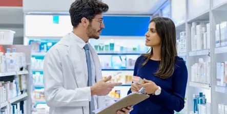 Female scientists review imagery on monitors